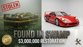 Restoring A Stolen Supercar Found Underwater After 30 Years