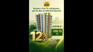 Spacious Apartments: 1300 SFT (3 Bed Units)- Modern Design | Premium Amenities