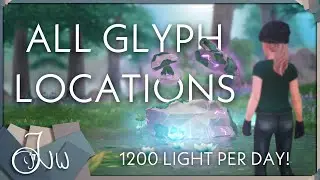 ALL RUNESTONE GLYPH LOCATIONS || Hollow Woods Guide