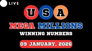 Mega Millions Lottery Drawing for Jan 09, 2026 - Live Winning Numbers & Results