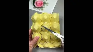 DIY make turtle from egg tray #shortvideo #shorts #craft #viral