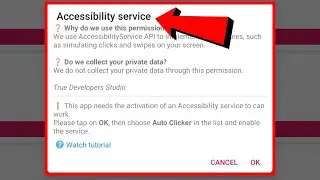 Auto Clicker App Fix Accessibility Problem Solved
