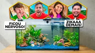 REAÇÃO DOS MEUS AMIGOS AO VER MEUS NOVOS PEIXES