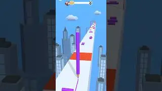 Pencil Run Level 2 #satisfying #shorts #game