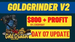 DAY 07 GOLDGRINDER V2 UPDATE | $800 IN PROFIT | 9% EVERYDAY
