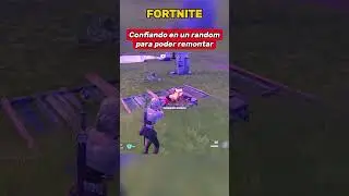 El random que pretendia ser h&eacute;roe en Fortnite 😳