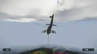 ArmA 3 Exile Mod - Hoisting an Orca Heli with a Hind D