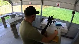 17 Remington and a 223 WSSM shooting hard seltzers at 100 yards