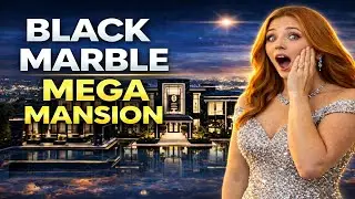 Inside Los Angeles&rsquo; Ultra-Modern Black Marble Mega Mansion 🖤 | Insane Luxury Interiors Living