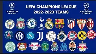 UEFA CHAMPIONS LEAGUE TEAMS 2022-2023 / GROUP STAGE