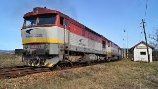 Vlaky Slovensko - Rozjazd Bardotiek 751.075+751.204+751.128
