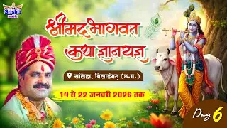 🔴Live - Day 6 श्रीमद् भागवत कथा सलिहा बिलाईगढ़ !! आचार्य पं. श्री अनिल शुक्ला !! Srishti Music Live