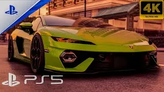 4K “1656 BHP Lamborghini Temerario” The Crew Motorfest Free Roam