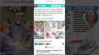 A medical breakthrough on male pregnancy in 2026. Transgender male pregnancy.