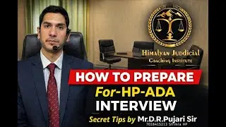 How to Prepare For Himachal-A.D.A Interview? II Learn From Mr. D.R.Pujari Sir II #hpadainterview