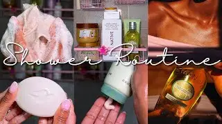 ASMR WINTER SHOWER ROUTINE *cozy* 🎀 // 2025 Feminine Hygiene Routine for Glowy Skin (No Talking)