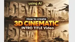 Trending Google Gemini & Flow Ai Photo &  Video Editing Prompts//3d Cinematic Title// Viral Name Art