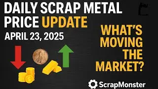 Daily Scrap Metal Price Update | April 23, 2025 | Copper Down, Aluminum Up | #ScrapMonster