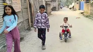 Baby Cycle Video! Baby Tricycle Bicycle Video !kids Learn to Cycle!#shorts #baby #cycling #tricycle 