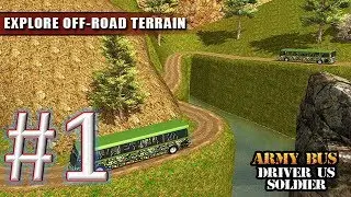 Army Bus Transport Cargo Truck Simulator gameplay walkthrough 1 android & ios
