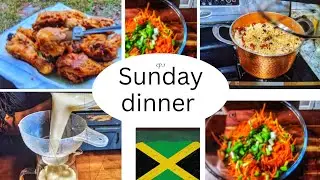 Воскресный ужин. Саусеп~Рис и горошек с жареной курицей 🇯🇲