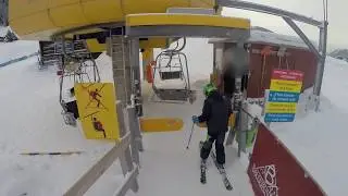 Sesselbahn Carjöl - Fuxägufer (Bergfahrt), Davos Jakobshorn