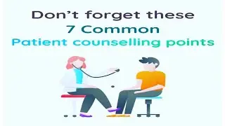 Patient counseling points | Prescription handling | treatment goal | safe use of medicines