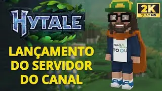 O IN&Iacute;CIO do MAIOR SERVIDOR BRASILEIRO de HYTALE | AO VIVO 2K 60FPS