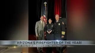 SRFD Amy Shultz honors as 2025 United Fire Firefighter of the Year