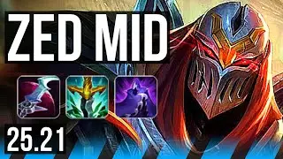 ZED vs MALZAHAR (MID) | 15/4/11, Rank 15 Zed | NA Challenger | 25.21