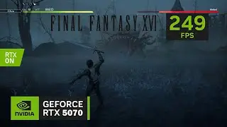 Rendimiento Brutal | FINAL FANTASY XVI | RTX 5070 | 1440p, 4K con DLSS 4 y DLAA! #gaming #rtx5070