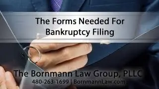 The Forms Needed For Bankruptcy Filing