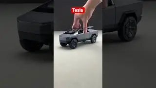unboxing the Tesla cybertruck scaled model toy cars #diecast #viral #shorts