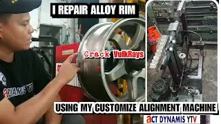Crack Alloy Wheel Repair and Alignment /Crack  Alloy Rim Repair / VulkRays / Rayseng