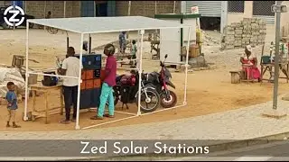 Zed Mobility Hub - Mobile Smart Solar Charging Station + Electric Motorcycles and Battery Rental