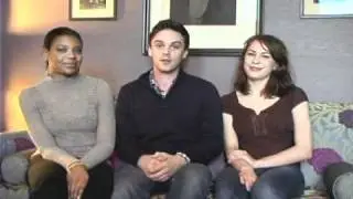 Les Mis&eacute;rables'  Justin Scott Brown, Chasten Harmon, Jenny Latimer