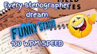 🤣🤣Every stenographer dream😂😂 // FUNNY STATUS // Steno status // Suthar steno