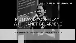 Motivational Speaker Philippines | Janet Belarmino