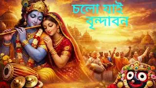 চলো যাই বৃন্দাবন 🌸 | Krishna Bhajan Bengali | Radha Krishna Kirtan | Peaceful Devotional Song