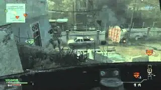 Modern Warfare 3 Flying Riot Shield! 1st person.