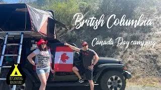 Canada Day camping in British Columbia(In our Jeep wrangler with ikamper skycamp mini)