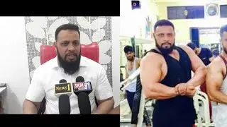 Esa Misri. Body Builder Launching a New Political Party In Hyderabad.