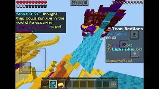 Bedwars but every time we get a kill a sound plays￼