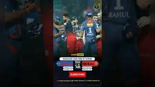 High voltage match LSG vs RCB 2023 | scoreboard | highlights #shorts