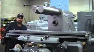 Kearney & Trecker 3CK Horizontal Mill From Storage in GREAT Shape