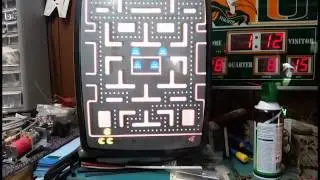 Ms Pacman CPU Board with Speed-up installed