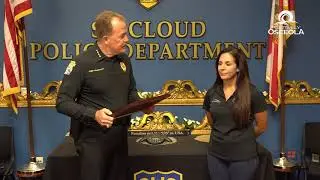 St. Cloud Police 911 Dispatcher Recognized After Assisting in Delivery of Baby