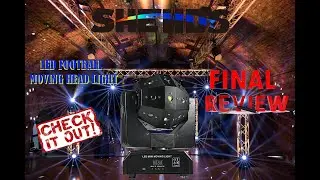 Shehds 16X3W LED Football Moving head (Final Review)