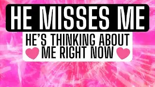 He Misses Me! He's Thinking About Me Right Now! [Robotic Affirmation] [Self-Hypnosis] [Rampage] #LoA