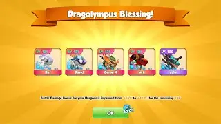 Upgrade Dragolympus Blessing to 10% - Dragon Mania Legends